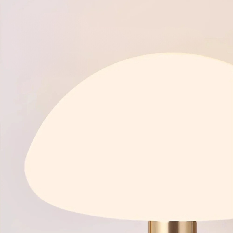CreamMushroom | Liten Keramikkbordlampe