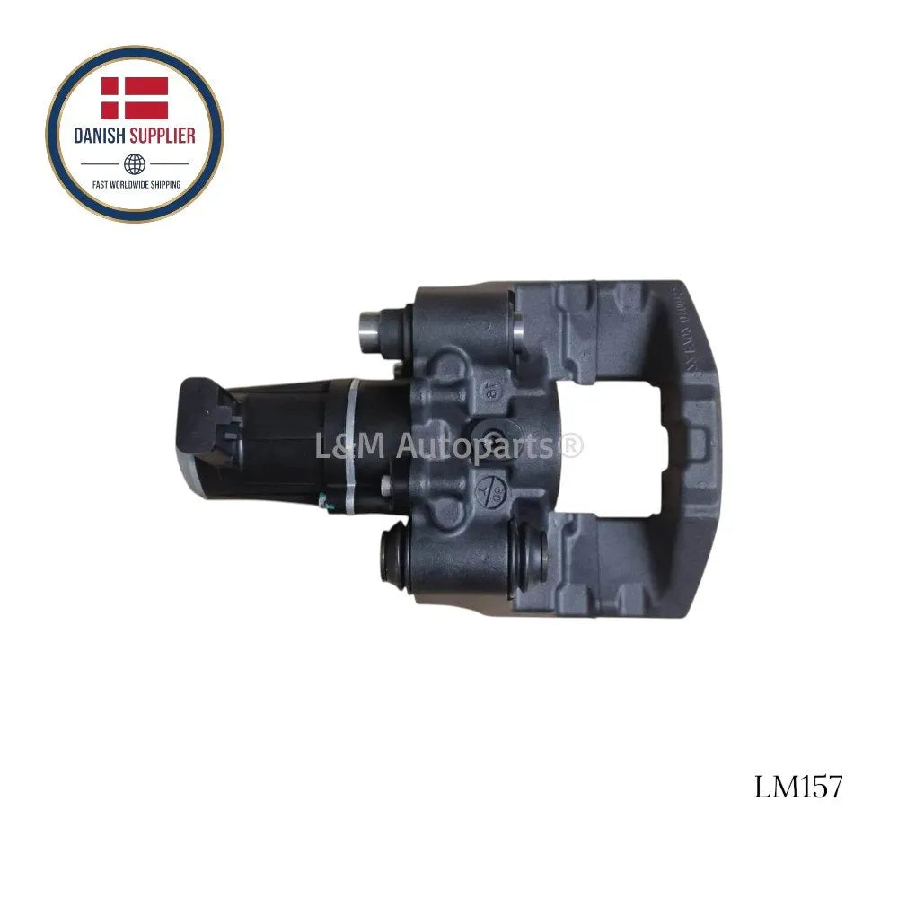 Parkeringsbrems kaliper (med motor) Model S/X 2012–feb. 2021 - Venstre