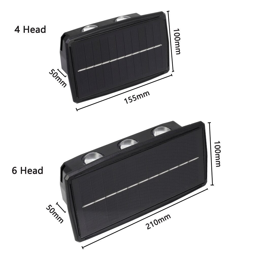 SolarGlow | Vanntett LED Utendørs Vegglampe