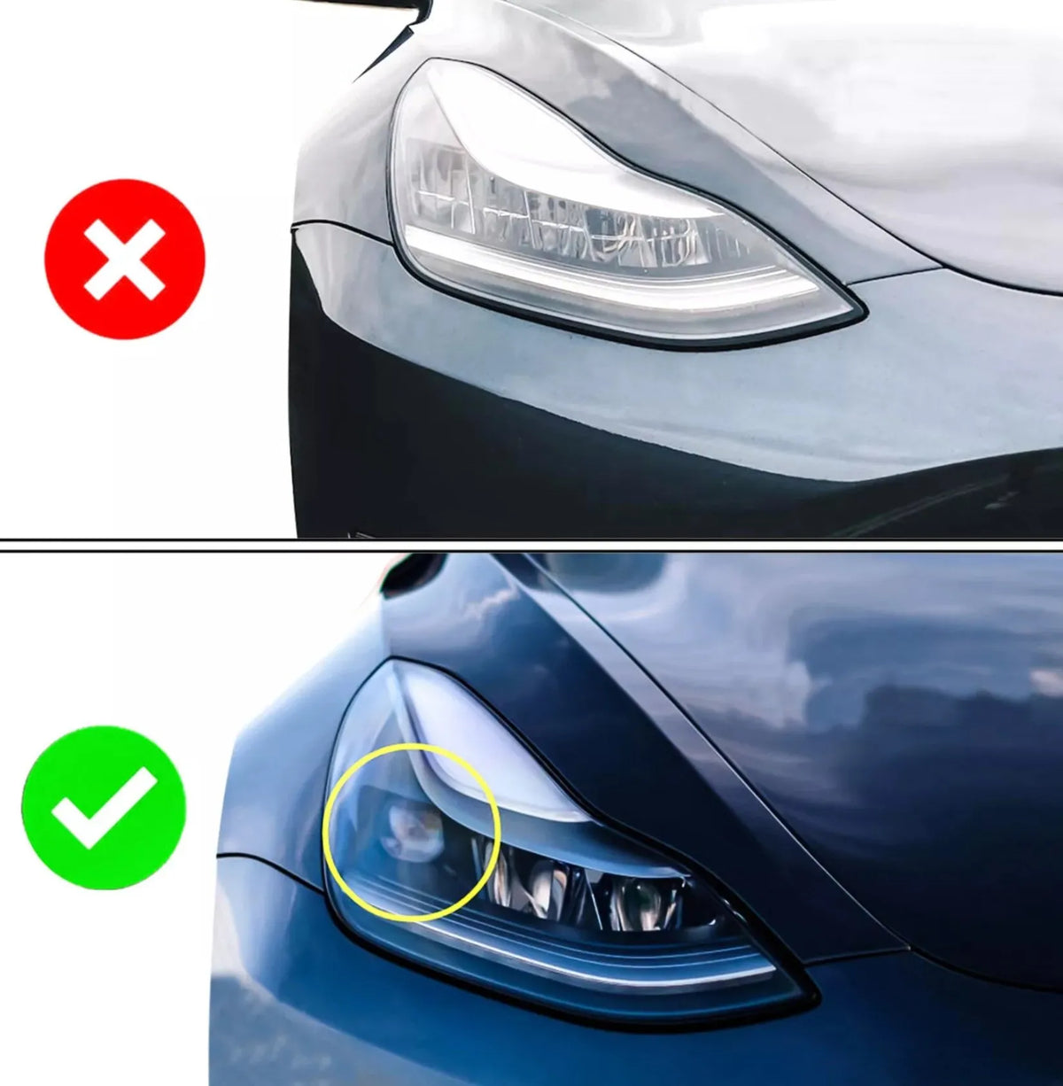 Model 3/Y Frontlykt Matrix LED - ettermontering / oppgradering