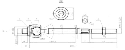 Model S/X (2016-2021), Model 3/Y Inner tie rod