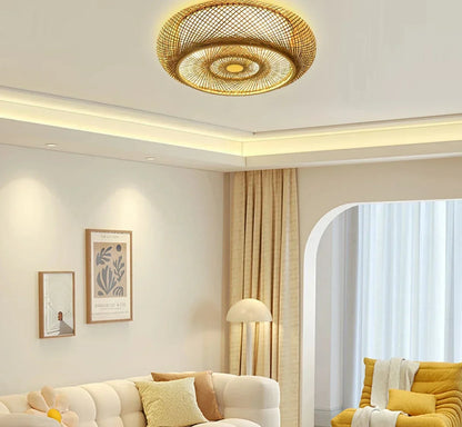 BambooAura  | Zen Taklampe Laget av Bambus