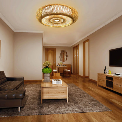 BambooAura  | Zen Taklampe Laget av Bambus