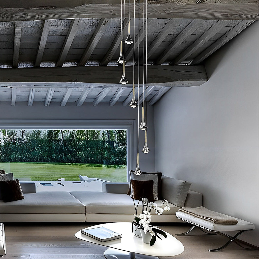 AquaLight | Skandinavisk Pendellampe med Unik Form