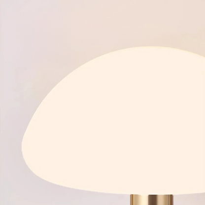 CreamMushroom | Liten Keramikkbordlampe