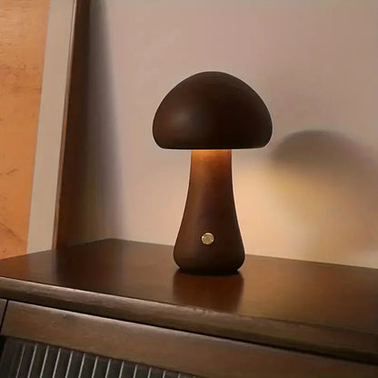 RadiantMushroom | Elegant Sopp-stil Bordlampe