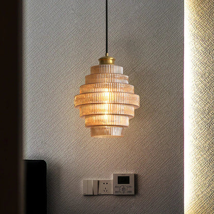 Aurora Prism  | Moderne Glasslampe Med Messing