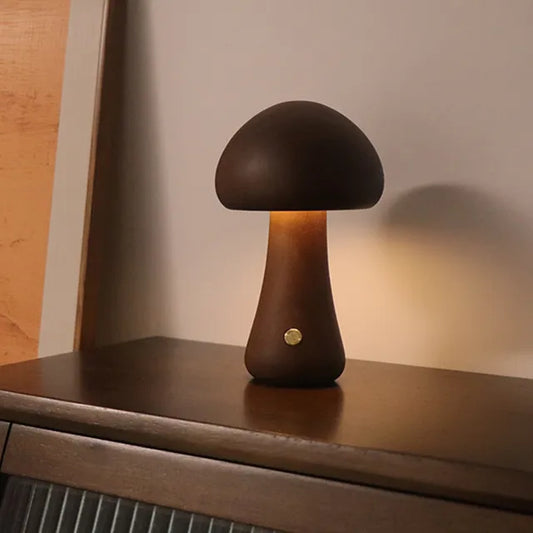 RadiantMushroom | Elegant Sopp-stil Bordlampe