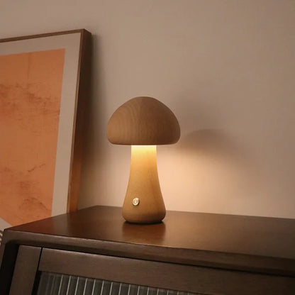 RadiantMushroom | Elegant Sopp-stil Bordlampe