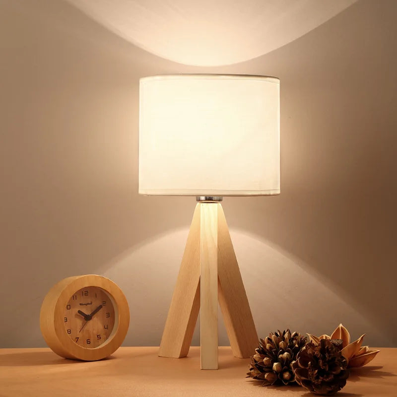WoodGlam | Moderne Bordlampe i Edelt Tre