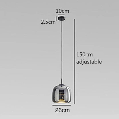 Lumière | Skandinavisk Glasslampe for Hjemmet