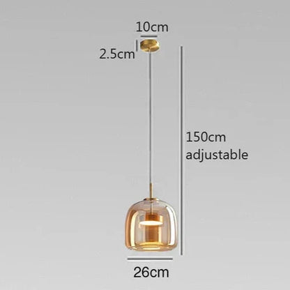 Lumière | Skandinavisk Glasslampe for Hjemmet