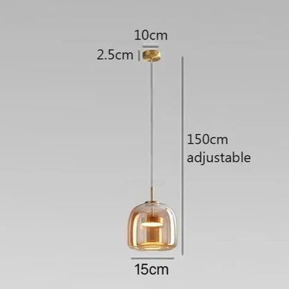 Lumière | Skandinavisk Glasslampe for Hjemmet