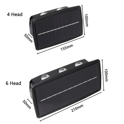 SolarGlow | Vanntett LED Utendørs Vegglampe