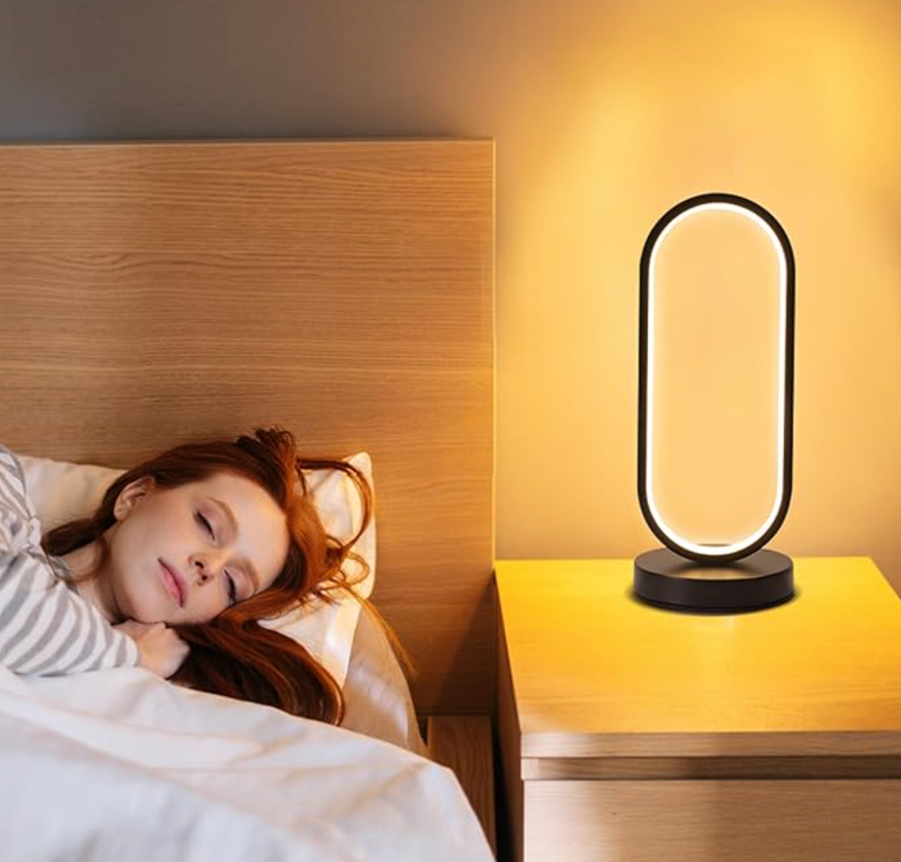 OvalTouch | Dimbare Moderne LED-Lampe med 3 Farger