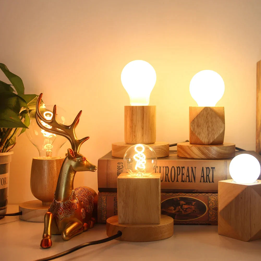 WoodDream | Vintage Lysmagisk Lampe