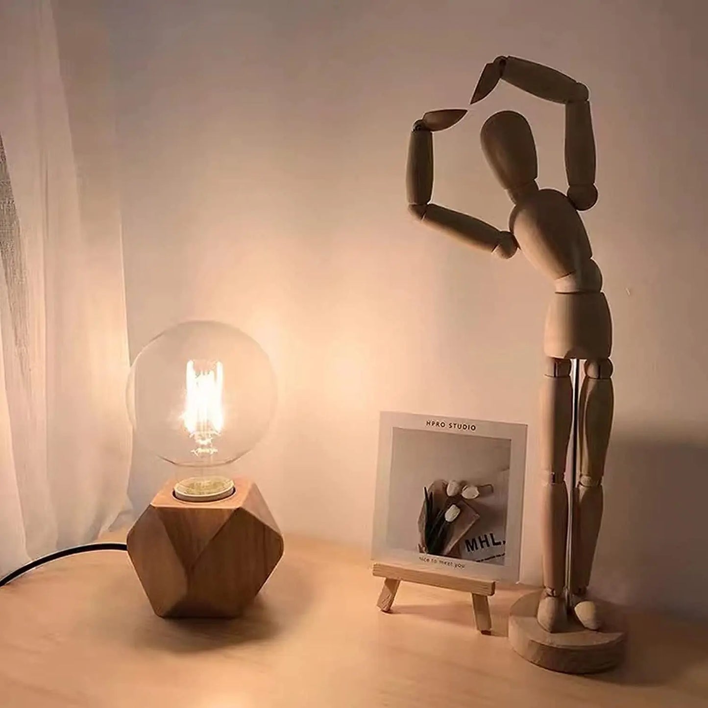 WoodDream | Vintage Lysmagisk Lampe