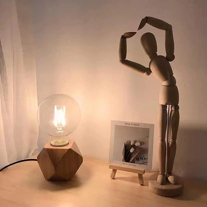 WoodDream | Vintage Lysmagisk Lampe