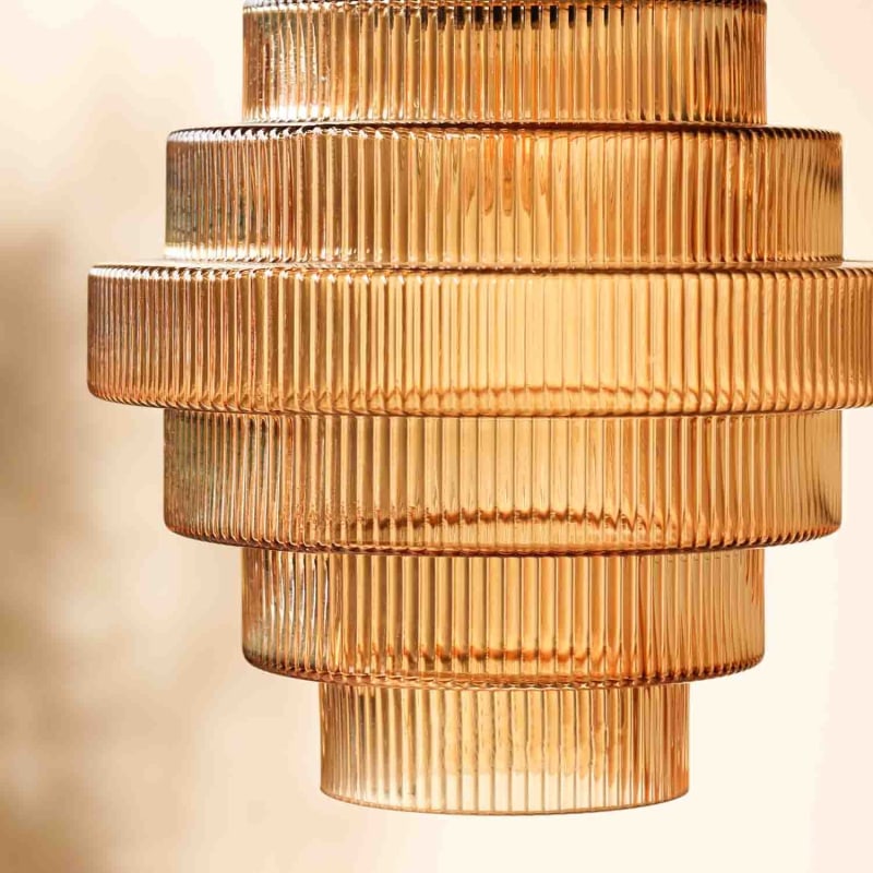 Aurora Prism  | Moderne Glasslampe Med Messing