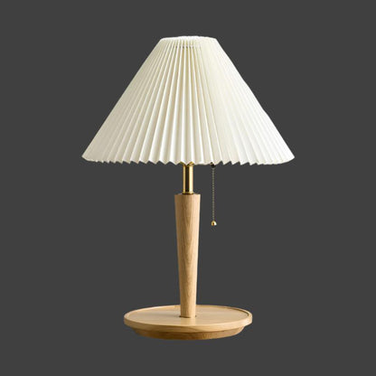 VintageLumi | Retro Bordlampe i Tre for en Stilfull Interiør