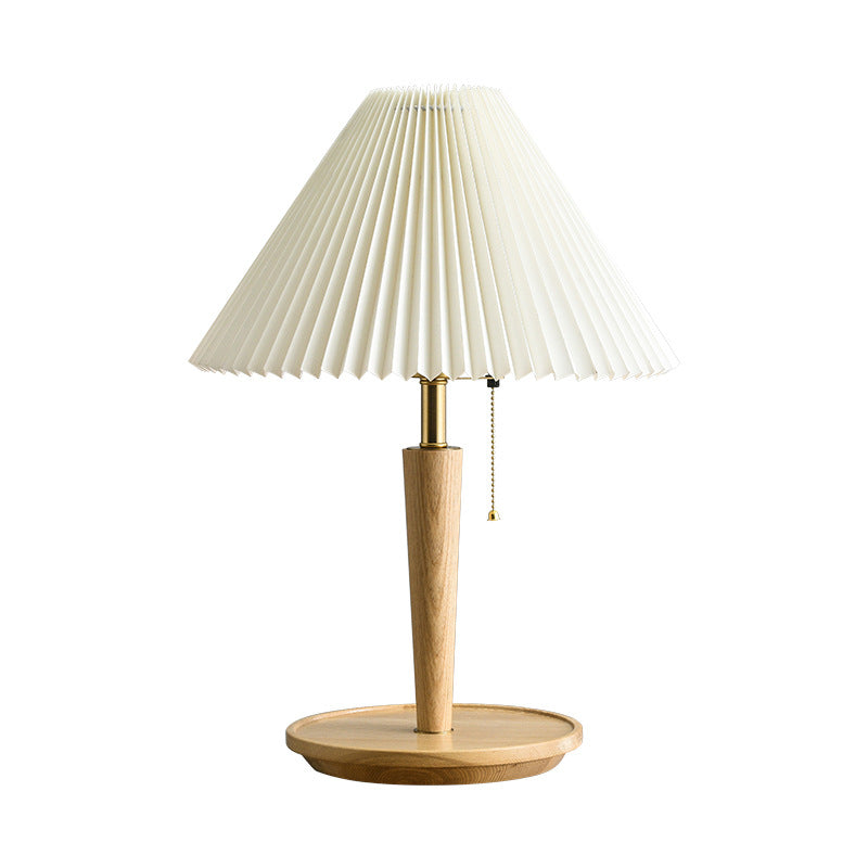 VintageLumi | Retro Bordlampe i Tre for en Stilfull Interiør