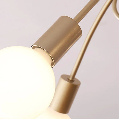 American Vintage Chandelier | Smijern Lysekrone med Moderne Lys