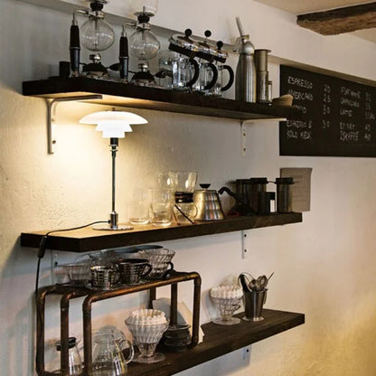 MetalFusion | Stilren Bordlampe med Lagdelt Design