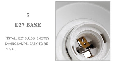 FlexiCollin | Roterende Vegglampe med Praktisk Kjedebryter