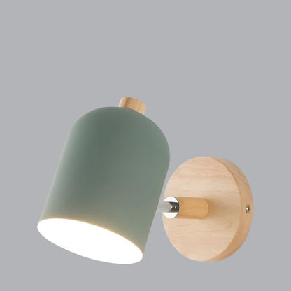 LumoWood | Skandinavisk Trevegglampe med Hengefunksjon