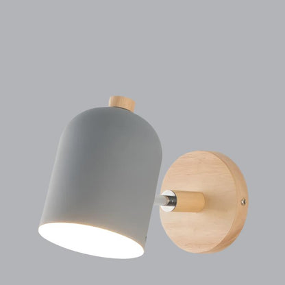 LumoWood | Skandinavisk Trevegglampe med Hengefunksjon