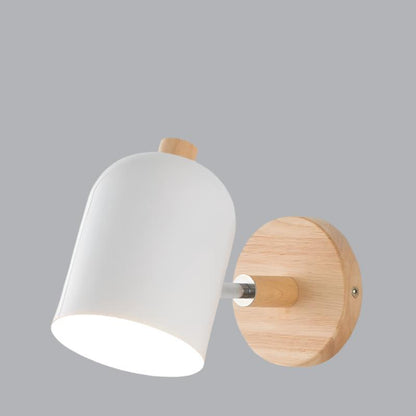 LumoWood | Skandinavisk Trevegglampe med Hengefunksjon