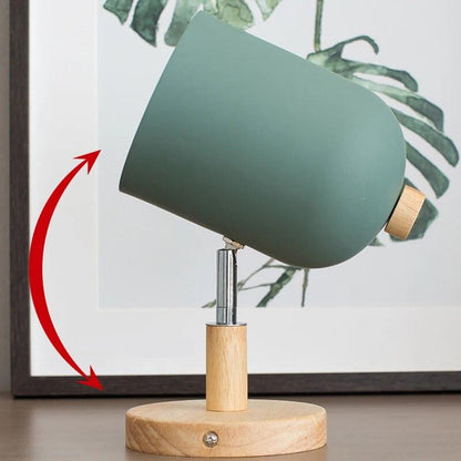 LumoWood | Skandinavisk Trevegglampe med Hengefunksjon